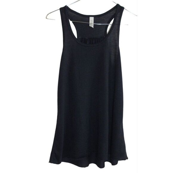 Bella Canvas Navy Blue Flowy RacerBack Tank Top XS - Picture 1 of 5